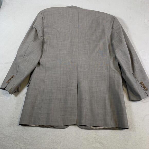 Brooks Brothers 346 Blazer Mens Sport Coat‎ Size 44RG Gray Business Stretch Wool - Picture 15 of 15